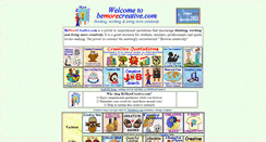 Desktop Screenshot of bemorecreative.com